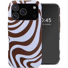 Selencia Coque arrière Vivid avec MagSafe Apple iPhone 17 Pro Max - Dream Swirl Chocolate