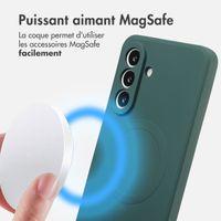 imoshion Coque Couleur avec MagSafe Samsung Galaxy A56 - Vert foncé