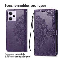 imoshion Etui de télephone Mandala Xiaomi Redmi Note 12 Pro Plus - Violet