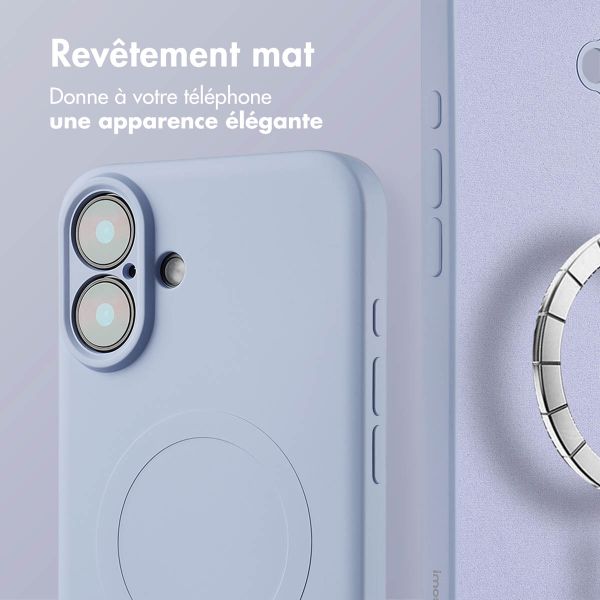 imoshion Coque Couleur avec MagSafe iPhone 16 - Lilas