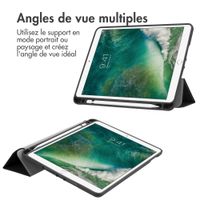 imoshion Coque tablette Trifold Apple iPad 6 (2018) 9.7 pouces / iPad 5 (2017) 9.7 pouces / Air 2 (2014)/Air 1 (2013) - Noir