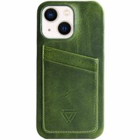 Wachikopa Coque Full Wrap C.C. avec 2 porte-cartes Apple iPhone 13 - Forest Green