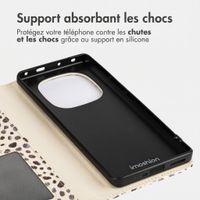imoshion Étui de télephone portefeuille Design Xiaomi Redmi Note 14 Pro Plus (5G) - Black And White Dots