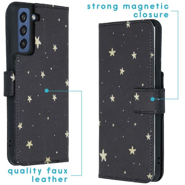 imoshion Coque silicone design Galaxy S21 FE - Stars Gold