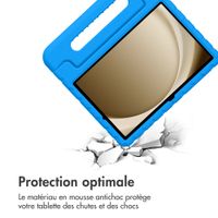 imoshion Coque kidsproof avec poignée Samsung Galaxy Tab A11 Plus / A9 Plus - Bleu
