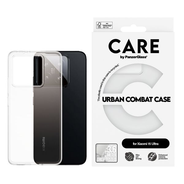 CARE by PanzerGlass Coque Urban Combat Xiaomi 15 Ultra - Clear