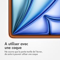 Accezz Protection d'écran en verre trempé avec applicateur iPad Air 11 pouces (2024) M2