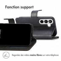 imoshion Étui de télephone portefeuille de luxe Samsung Galaxy A27 (5G) - Noir