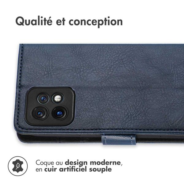 imoshion Étui de télephone portefeuille Motorola Edge 40 Pro - Bleu foncé