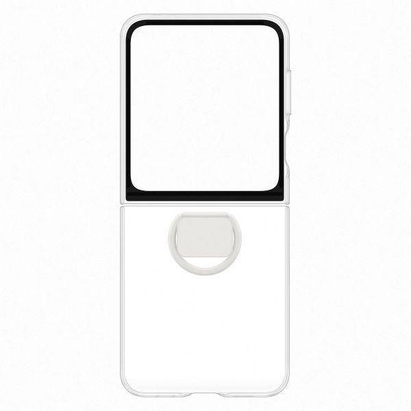 Samsung Coque originale Clear Bague Samsung Galaxy Z Flip 6 / Flip 7 FE - Transparent