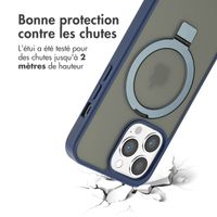 Accezz Coque Ring Stand avec MagSafe iPhone 13 Pro - Blue