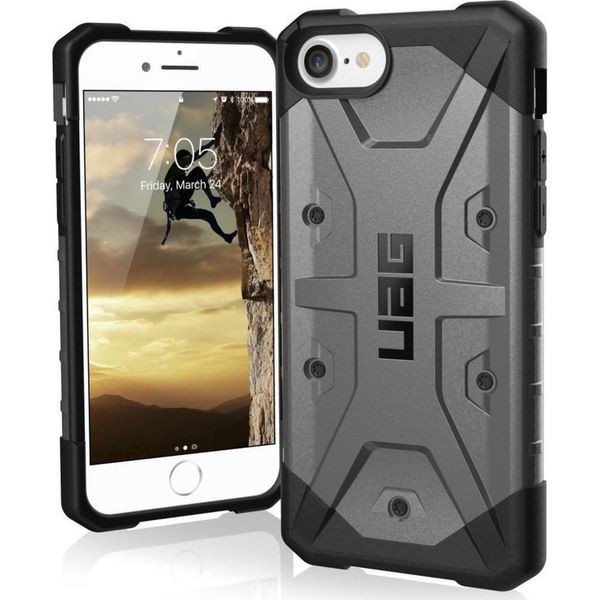 UAG Coque Pathfinder iPhone SE (2022 / 2020) / 8 / 7 / 6(s) - Argent