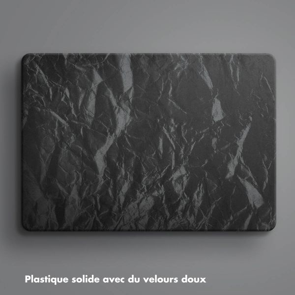 Selencia Coque en velours Apple MacBook Air 15 pouces (2023 / 2024 M3 chip / 2025 M4 chip) - Noir