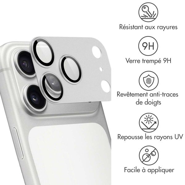 imoshion Protection Caméra en verre trempé 2 Pack Apple Apple iPhone 17 Pro - Silver