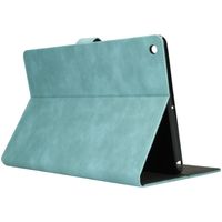 imoshion Coque tablette luxe iPad 8 (2020) 10.2 pouces / iPad 7 (2019) 10.2 pouces  - Bleu clair