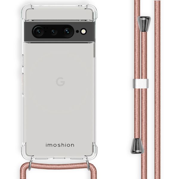 imoshion Coque avec dragonne Google Pixel 7 Pro - Rose Doré