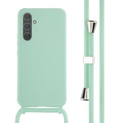 imoshion Coque en silicone avec cordon Samsung Galaxy A54 (5G) - Vert menthe