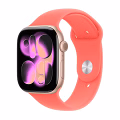 Apple Bracelet Sport Apple Watch | 44/45/46/49 mm - Taille S/M - Guava