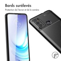 imoshion Coque silicone Carbon Motorola Moto G60 - Noir