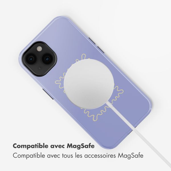 Selencia Coque arrière Vivid avec MagSafe Apple iPhone 14 - More Amor