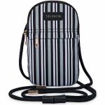 Selencia ﻿Pochette pour téléphone - Multi Stripes Purple