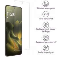 Accezz Protection d'écran en verre trempé Motorola Edge 70
