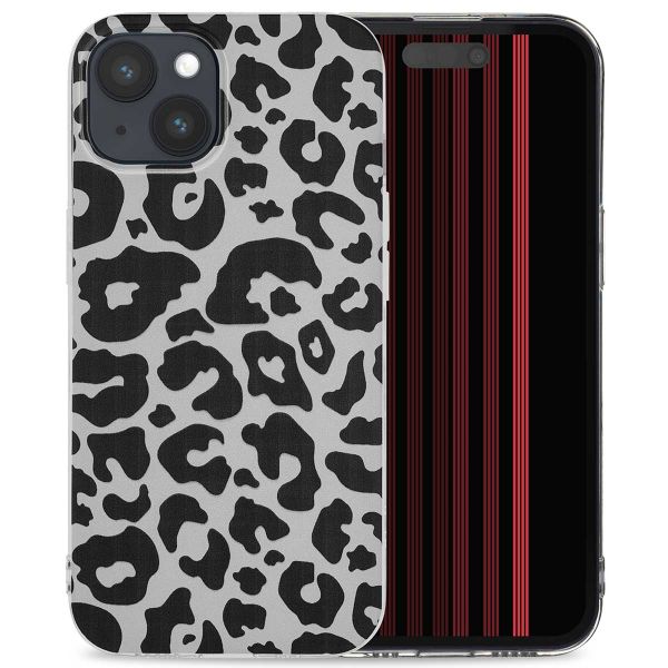 imoshion Coque Design Apple iPhone 15 - Leopard Transparent