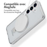 Accezz Coque Ring Stand avec MagSafe Samsung Galaxy S25 - Transparent