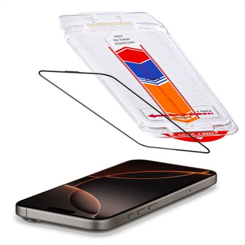 Accezz Protecteur d’écran en verre trempé + Applicateur Apple iPhone 16 Pro Max