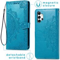 imoshion Etui de télephone Mandala Samsung Galaxy A32 (4G) - Turquoise
