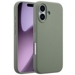 Accezz Coque Liquid Silicone avec MagSafe Apple iPhone 17 - Cooper Green