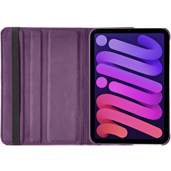 imoshion Coque tablette rotatif à 360° iPad Mini 7 (2024) / iPad Mini 6 (2021) - Violet