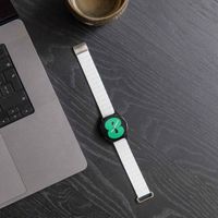 imoshion Bracelet en cuir magnétique  - Connexion universelle 20 mm - Blanc