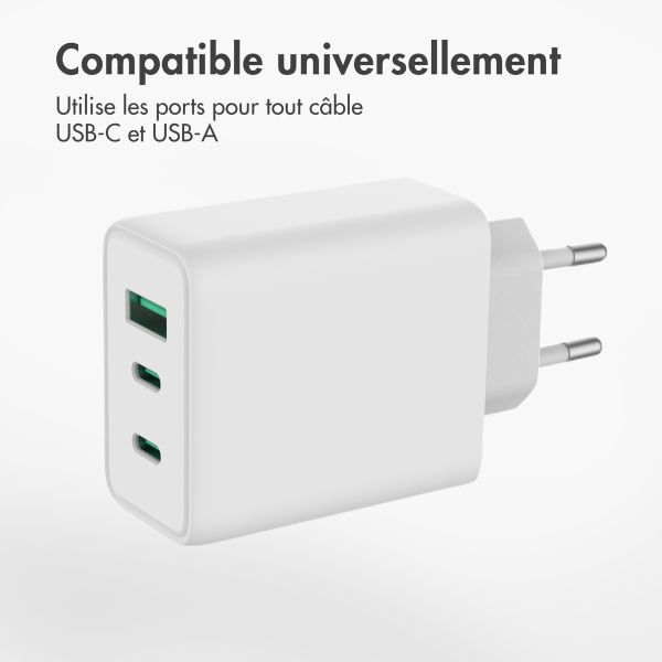 imoshion Powerbank 4-en-1 MagSafe + Support de téléphone pour voiture MagSafe Accezz + Câble USB-C vers USB-C Accezz + Chargeur mural ultra rapide Accezz - Kit de démarrage iPhone série 15 / iPhone série 16