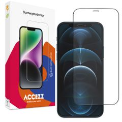 Accezz Protection d'écran en verre trempé Full Cover Apple iPhone 12 (Pro)