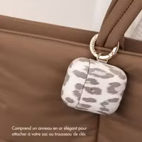 Selencia Coque Sabi Apple AirPods Pro / Pro 2 - imprimé léopard - Soft Ivory