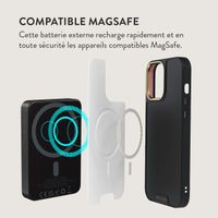 Burga Magnetic powerbank 5.000 mAh - Geschikt voor MagSafe | Almond Latte - Gunmetal