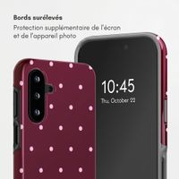 Selencia Coque arrière Vivid Samsung Galaxy A17 (5G) / (4G) - Happy Dots Burgundy