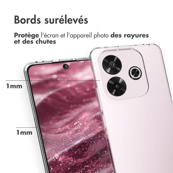 Accezz Coque Clear Xiaomi Redmi Note 14 (4G) - Transparent