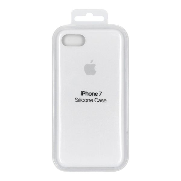 Apple Coque en silicone Apple iPhone SE (2022 / 2020) / 8 / 7 - White