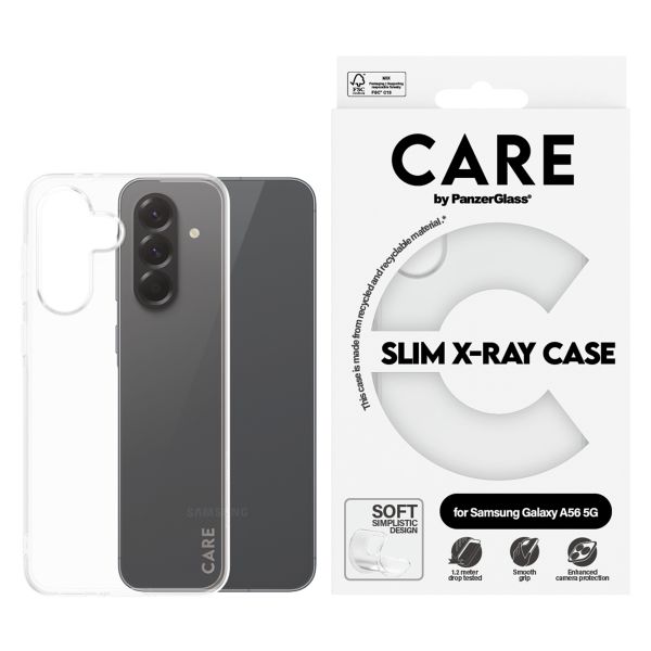 CARE by PanzerGlass Coque Fashion XR Samsung Galaxy A56 - Transparent