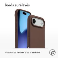 Accezz Coque Liquid Silicone avec MagSafe Apple iPhone Air - New Tea Brown