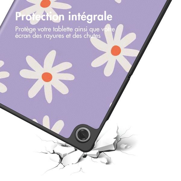imoshion Coque tablette Design Trifold Lenovo Tab (2025) - Flowers Distance