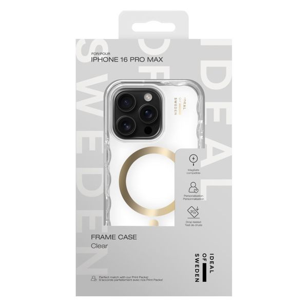 iDeal of Sweden Frame Case MagSafe Apple iPhone 16 Pro - Clear