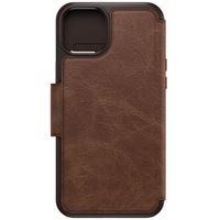OtterBox Étui de télephone portefeuille Strada MagSafe Apple iPhone 15 Plus - Marron