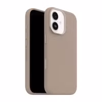 OtterBox Coque en cuir de cactus Symmetry MagSafe Apple iPhone 17 - Light Grey