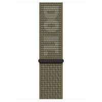 Apple Bracelet Nike Sport Loop Apple Watch Series 1 t/m 11 / SE / Ultra (44/45/46/49 mm) - Sequoia / Pure Platinum