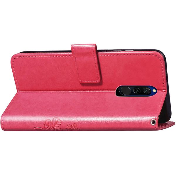 Etui de téléphone Fleurs de Trèfle Xiaomi Redmi 8