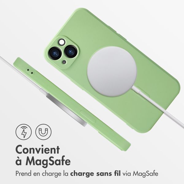 imoshion Coque Couleur avec MagSafe iPhone 13 - Vert