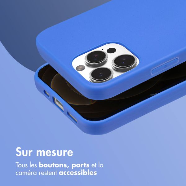 imoshion Coque Couleur Apple iPhone 12 (Pro) - Cobalt Blue